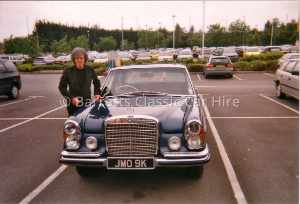 Donovan with classic mercedes