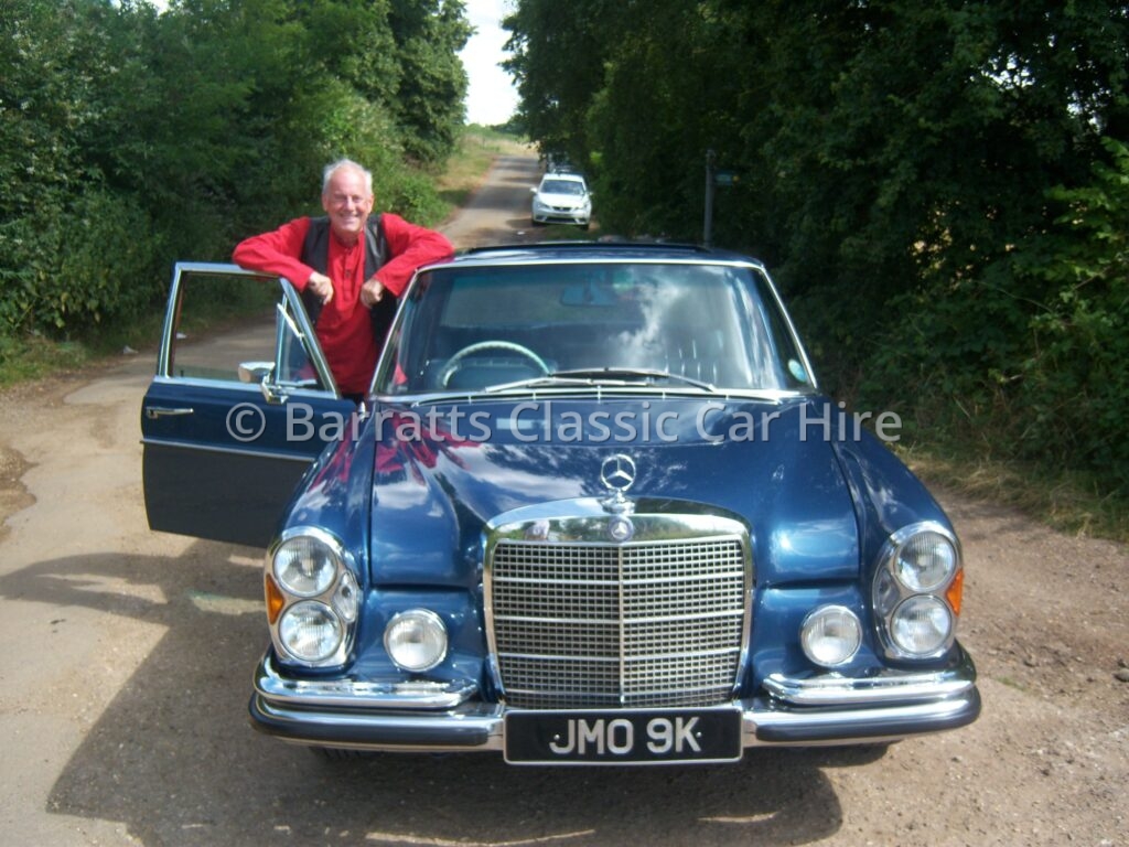 Gyles Brandreth with Mercedes